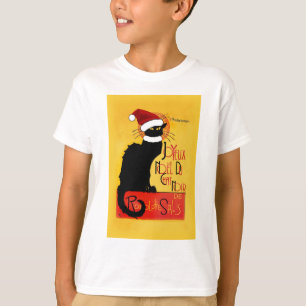 T-shirt Joyeux Noël Du Chat Noir
