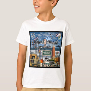 T-shirt Jpg da praia de Jones