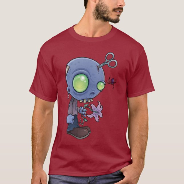 T-shirt Jr. do zombi (Frente)