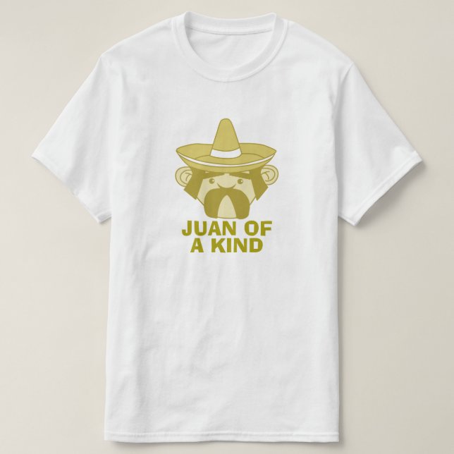 T-shirt Juan de um tipo (Frente do Design)