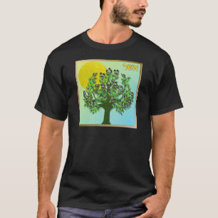 T-shirt Judaica 12 Tribos de Israel Aser