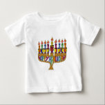 T-shirt Judaica Happy Hanukkah Dreidel Menorah<br><div class="desc">Você está vendo The Lee Hiller Designs Collection of Home and Office Decor,  Roupa,  Gifts and Coleções. As Designs incluem Lee Hiller Photoographic e Mixed Media Digital Art Collection. Você pode ver sua fotografia da Nature em http://HikeOurPlanet.com/ e seguir seu blog de caminhada no Hot Primavera National Park.</div>