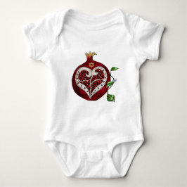 T-shirt Judaica Pomegranate Heart Hanukkah Rosh Hashanah
