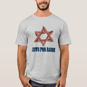 T-shirt Judeus para o bacon