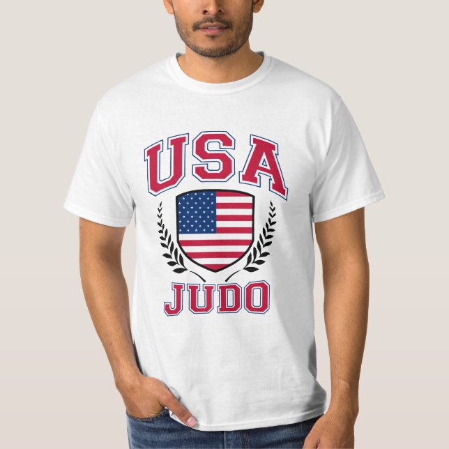 T-shirt Judo dos EUA (Frente)
