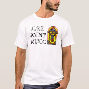T-shirt Jukebox retro da dança da MÚSICA da JUNÇÃO de 