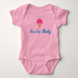 T-shirt Jumpsuit do bebê do gelo do gelo