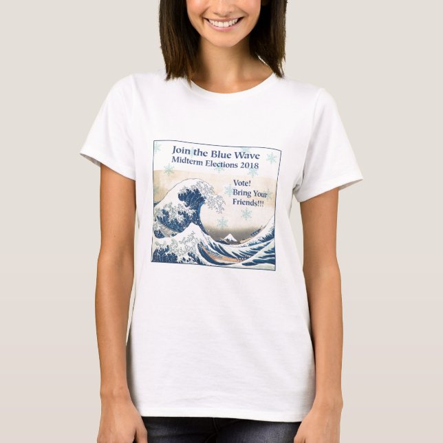 T-shirt Junte-se à Onda Azul 2018 (Frente)