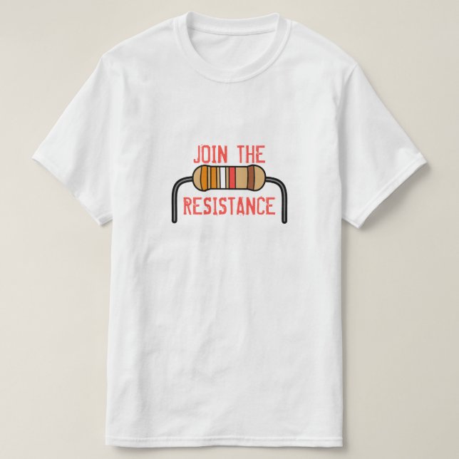 T-shirt Junte-se à resistência (Frente do Design)