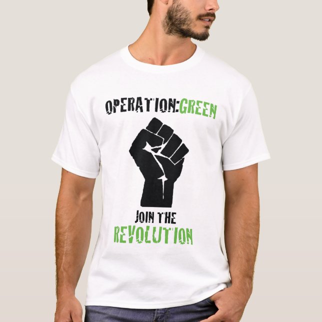 T-shirt Junte-se à revolução (Frente)