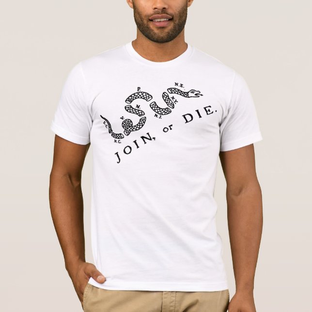 T-shirt junte-se ou morra-se (Frente)
