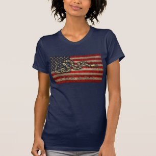 T-shirt Junte-se, ou morra-se - bandeira