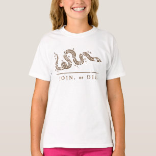 T-shirt Junte-se ou morra-se libertário
