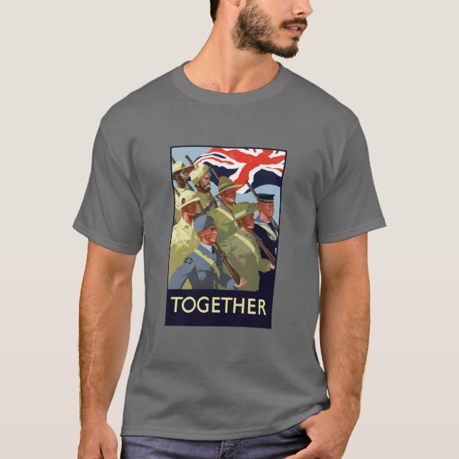 T-shirt Junto -- Império Britânico WW2 (Frente)