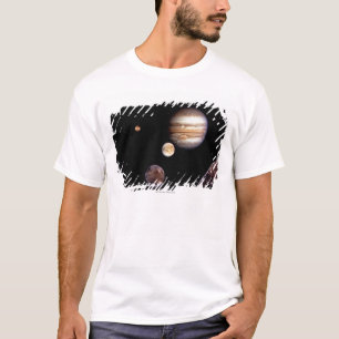 T-shirt Jupiter e suas luas