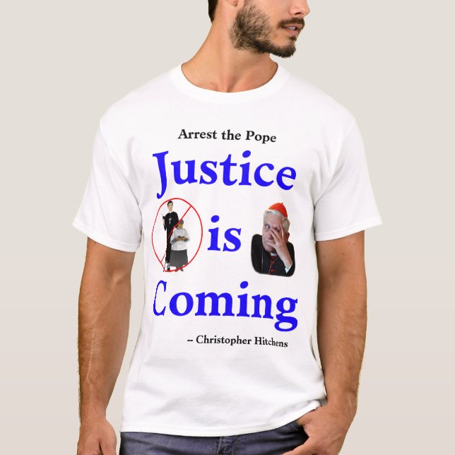 T-shirt Justiça está vindo (Frente)