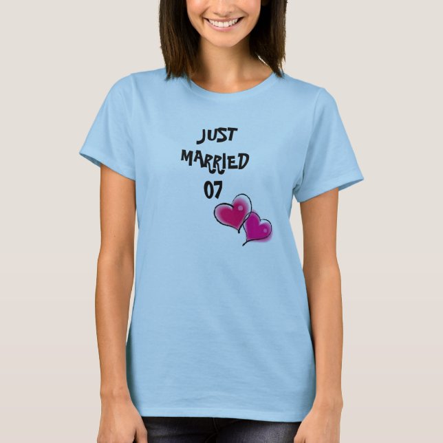 T-SHIRT JUSTMARRIED07 (Frente)