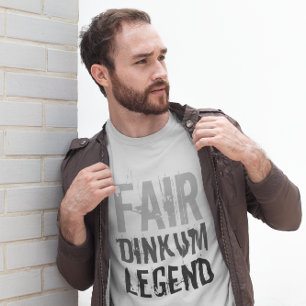 T-shirt justo da legenda de Dinkum