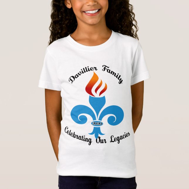 T-Shirt Juvenil, 2020 Davillier Virtual Reunion Gi (Frente)