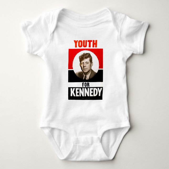 T-shirt Juventude para o presidente John F. Kennedy (Frente)