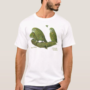 T-shirt kakapo e pintinhos