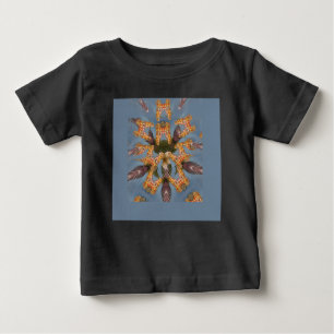 T-shirt Kaleidoscope Girafa Mandala: Arte Safari Abstrato