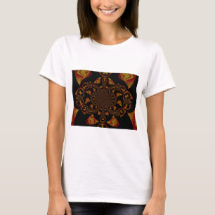 T-shirt Kaleidoscópio Impressão de Arte