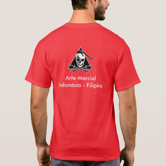 T-shirt Kali Silat - Arte Marcial Indonésio FIlipina (Verso)