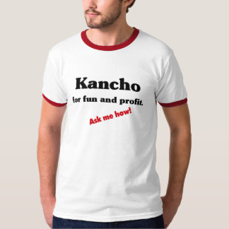 T-shirt Kancho para o divertimento e o lucro