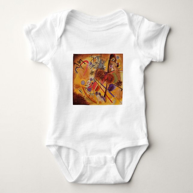 T-shirt Kandinsky Abstrato Trabalho de arte (Frente)