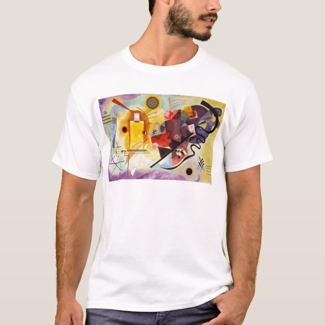 T-shirt Kandinsky Amarelo Azul (Frente)