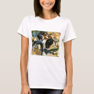 T-shirt Kandinsky Black Spot Abstrato