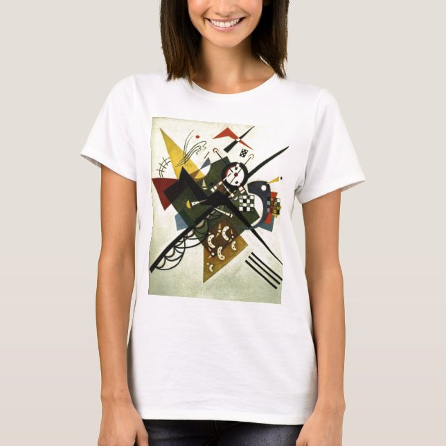 T-shirt Kandinsky em Branco II (Frente)