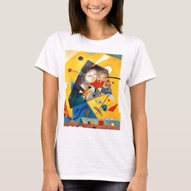 T-shirt Kandinsky Quiet Harmony Abstrato Art (Frente)