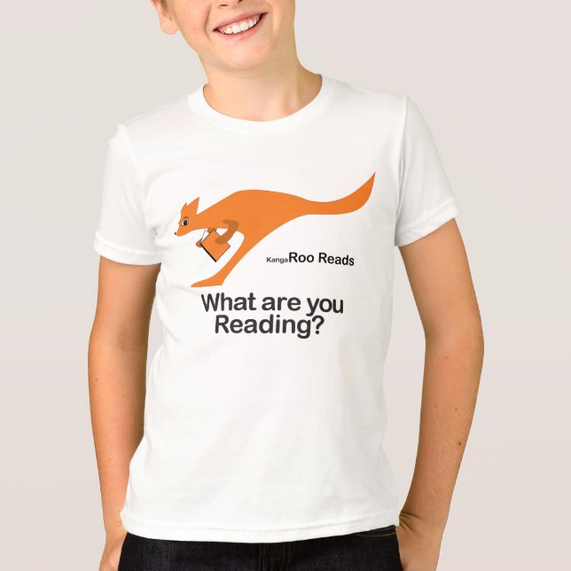 T-shirt Kangaroo Reads (Frente)