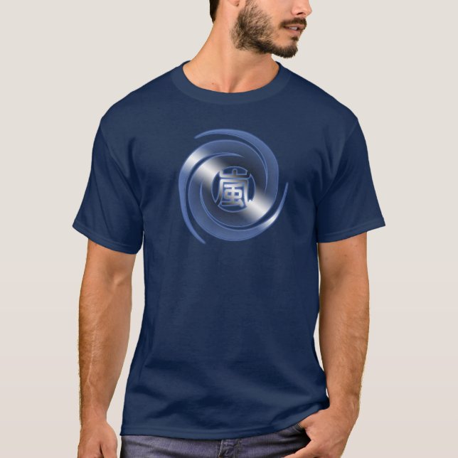 T-shirt Kanji da tempestade (Frente)