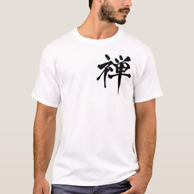 T-shirt kanji Zen"禅" (Frente)