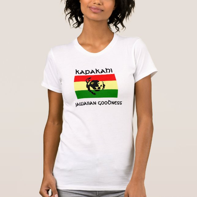 T-shirt kapakahi, bens jawaiian (Frente)