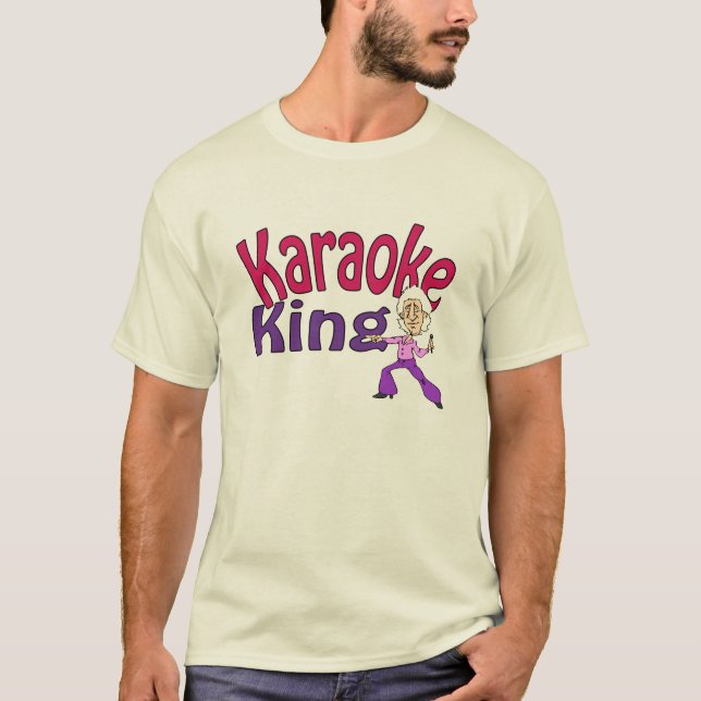 T-shirt Karaoke King (Frente)