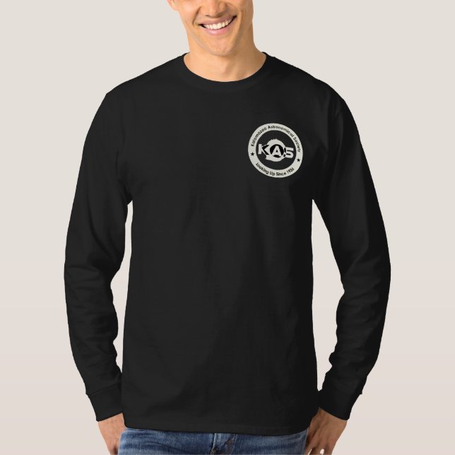 T-shirt KAS Longsleeve (Logotipo Pocket) (Frente)