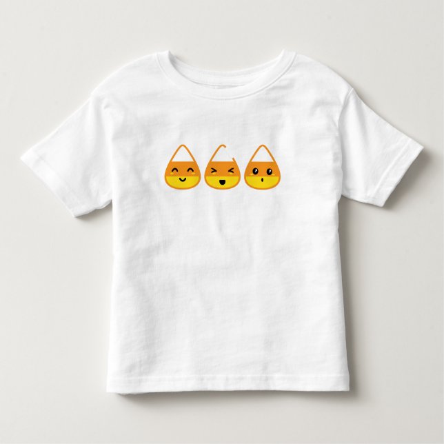 T-shirt Kawaii Candy Corn Clothing (Frente)