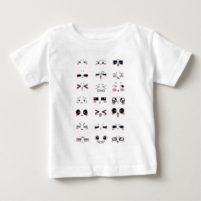 T-shirt kawaii kaomoji (Frente)