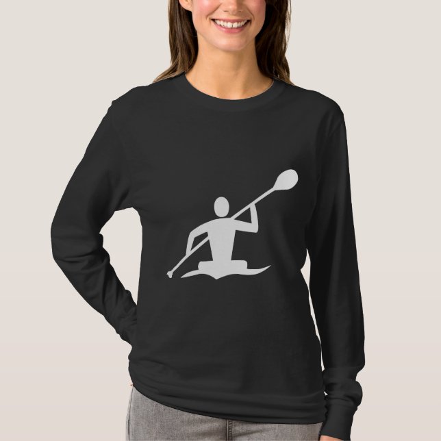 T-shirt Kayaking - Branco (Frente)