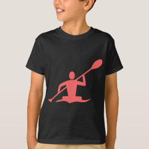 T-shirt Kayaking - rosa tropical