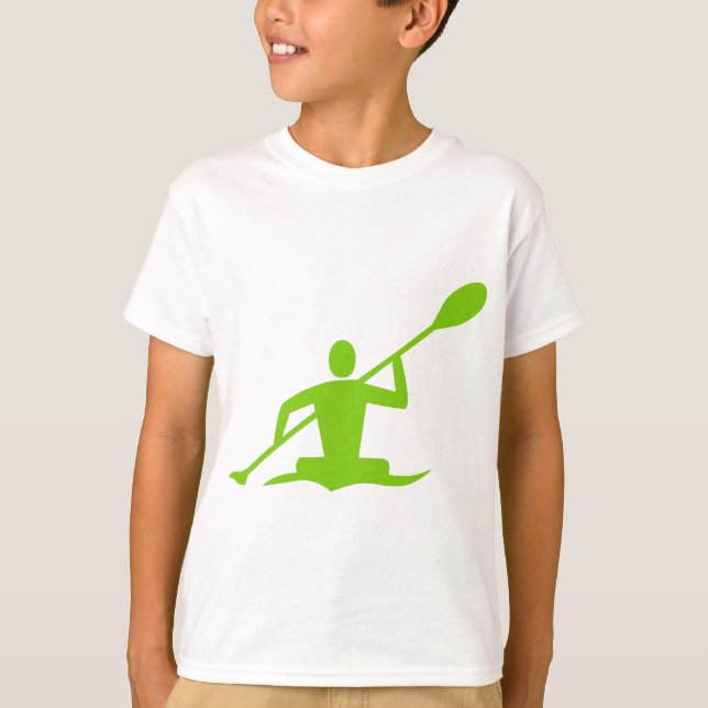 T-shirt Kayaking - Verde marciano (Frente)