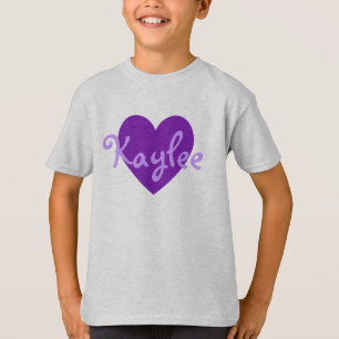 T-shirt Kaylee no roxo