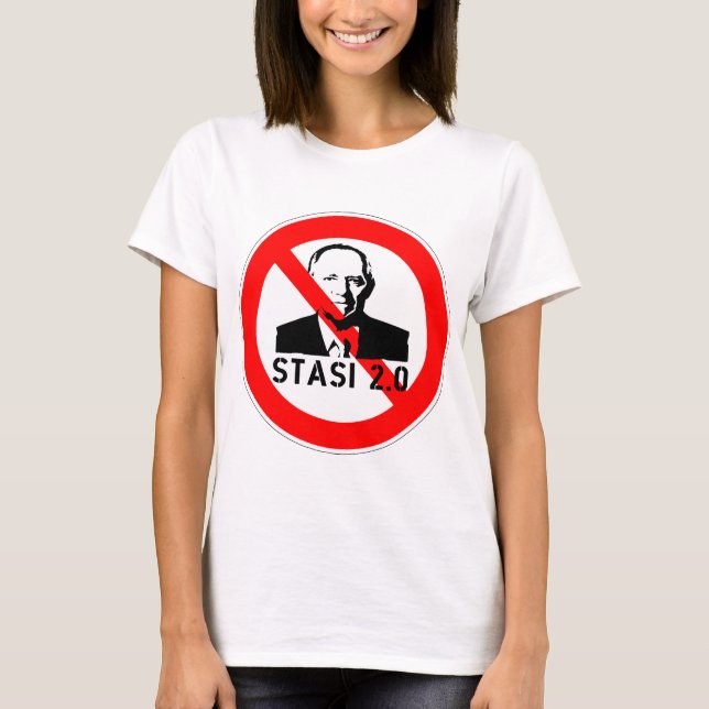 T-shirt Keine Stasi 2,0 (Frente)
