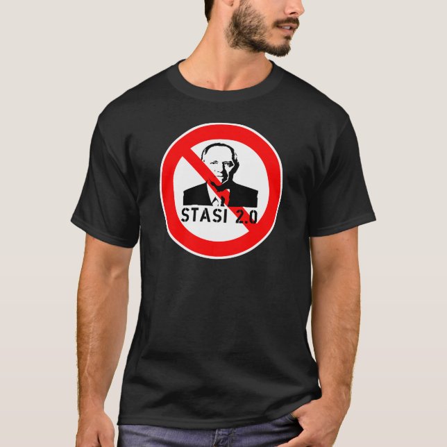 T-shirt Keine Stasi 2,0 (Frente)