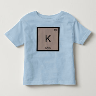 T-shirt Kelly Nome Elemento Químico Tabela Periódica