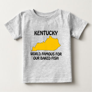 T-shirt Kentucky - Mundialmente Famoso por Nosso Peixe Ass